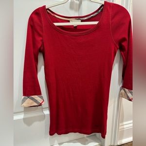 Burberry Brit Red Top